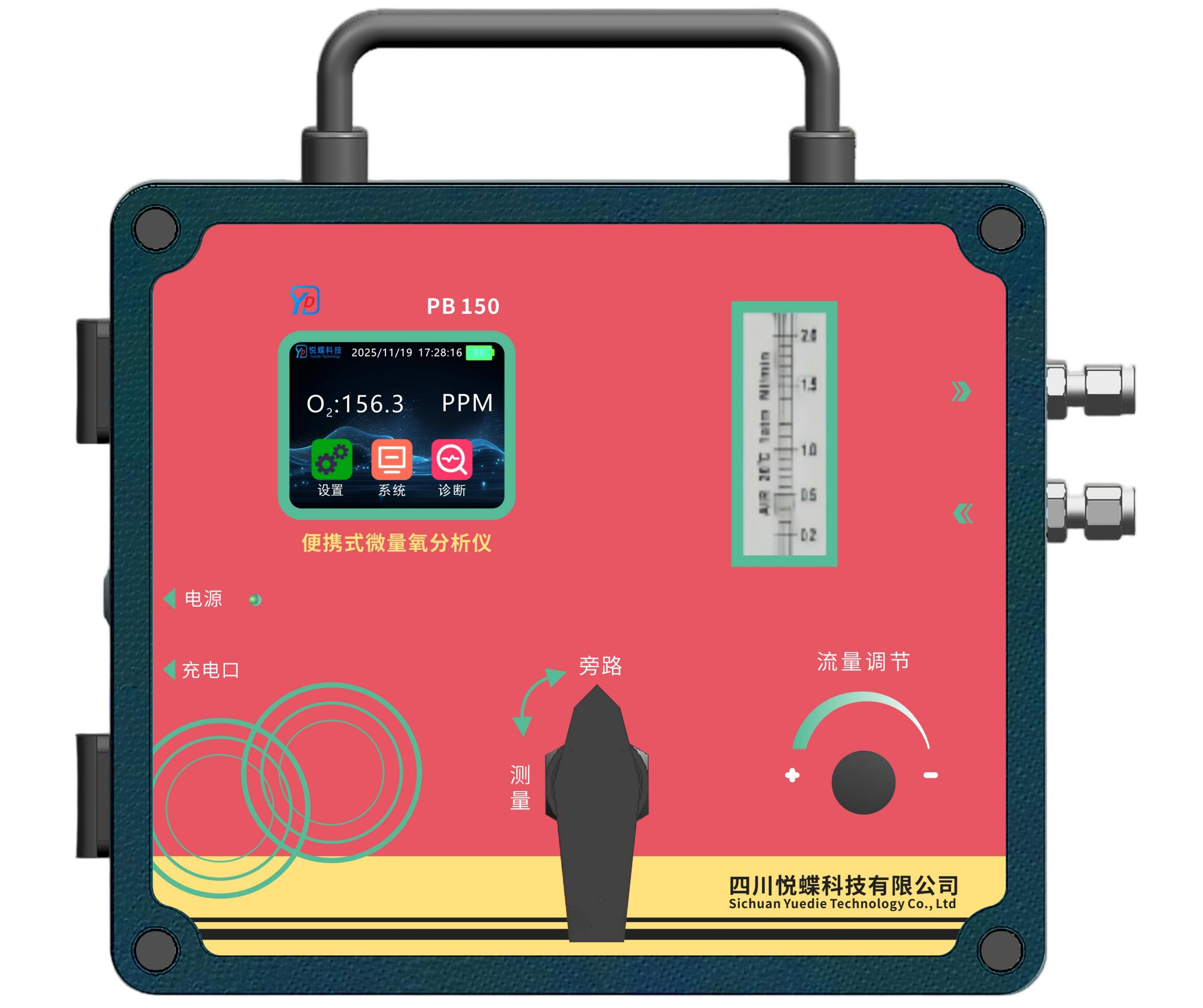 YD-PB 150 便携式氧分析仪